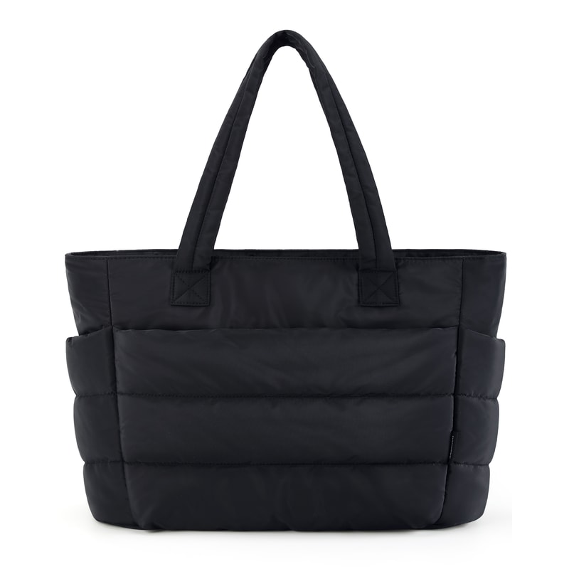 Stylish Puffer Tote Bag For Women Spacious Handbag For School Travel Commuting 11