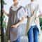 Women Cotton Linen Cross Back Apron, Versatile Japanese-Style Housework, Gardening, & Baking Wrap for Comfort & Style