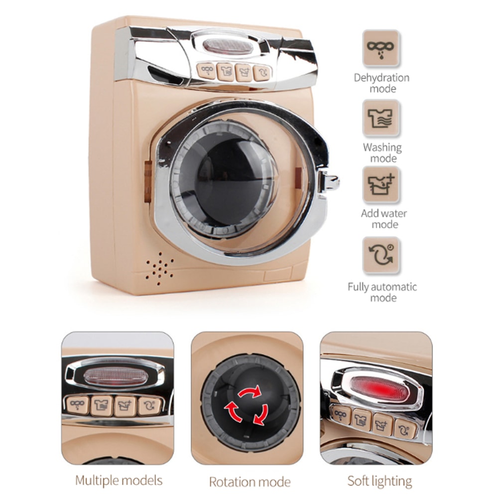 Childrens Pretend Play Kitchen Set With Microwave Oven Educational Montessori Toy For Kids 1