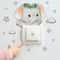 Cute Animal Wall Stickers For Kids SelfAdhesive Giraffe Bear Elephant Bedroom Decor 2