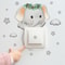 Cute Animal Wall Stickers For Kids SelfAdhesive Giraffe Bear Elephant Bedroom Decor 2