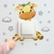Cute Animal Wall Stickers For Kids SelfAdhesive Giraffe Bear Elephant Bedroom Decor 3
