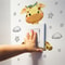 Cute Animal Wall Stickers For Kids SelfAdhesive Giraffe Bear Elephant Bedroom Decor 5