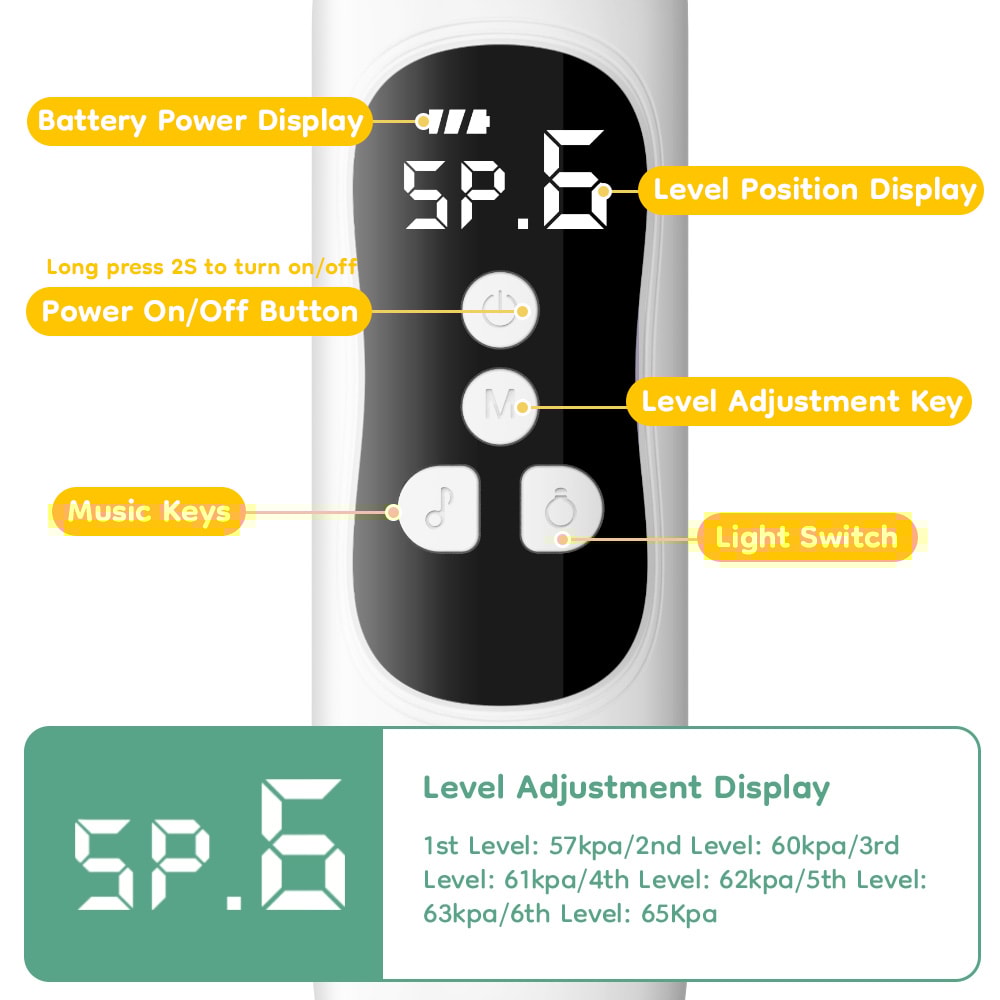 Baby Nasal Aspirator Silicone Adjustable Suction For Safe Quiet Cleaning 1