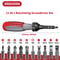 Ratchet Screwdriver Set With Telescopic Handle Adjustable ForwardReverse Function And Multifunction 0