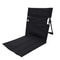 Foldable Outdoor Camping Chair with Cushion and Backrest, Portable Beach Chair for Picnic, Garden, and Park