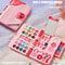 Kids Makeup Kit for Girls, Washable Beauty Dress Up Set with Mirror