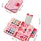 Kids Makeup Kit for Girls, Washable Beauty Dress Up Set with Mirror