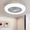 Smart Ceiling Fan With Lights Remote Control Invisible Blades Silent Ventilator Lamp For Bedroom 1