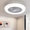 Smart Ceiling Fan With Lights Remote Control Invisible Blades Silent Ventilator Lamp For Bedroom 1