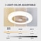 Smart Ceiling Fan With Lights Remote Control Invisible Blades Silent Ventilator Lamp For Bedroom 4