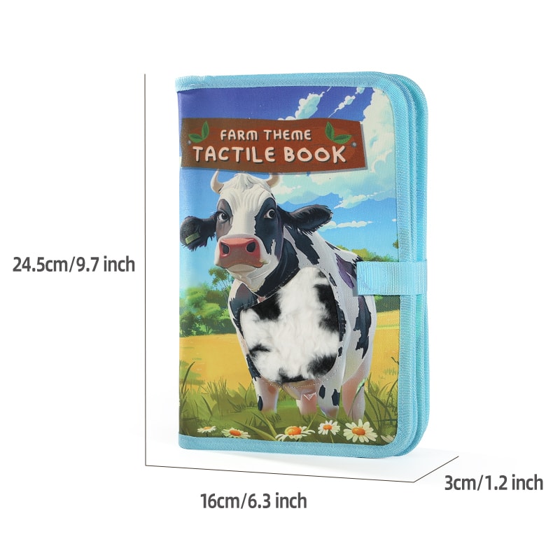 Interactive 3D Childrens Cognitive Books Animal Farm Touch Learn Educational Books 6