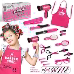 kids hairdresser toy set pretend play beauty salon kit with hair dryer scissors and barber accessories
