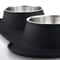 Double Dog Bowl Stainless Steel Pet Feeding Station With Non Slip Silicone Mat 4