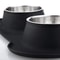 Double Dog Bowl Stainless Steel Pet Feeding Station With Non Slip Silicone Mat 4