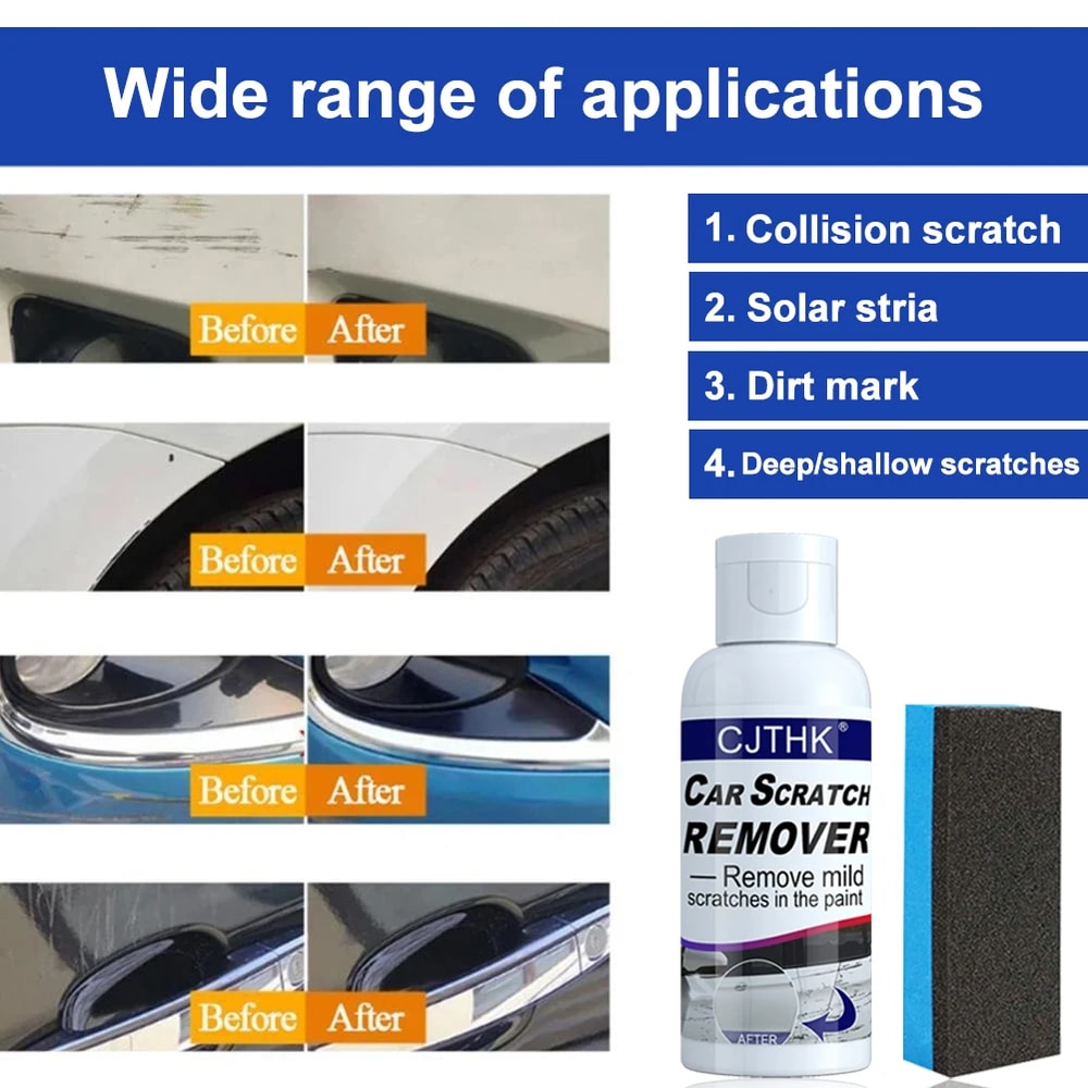 Car Scratch Remover Polish For Auto Paint Repair And Swirl Removal 2