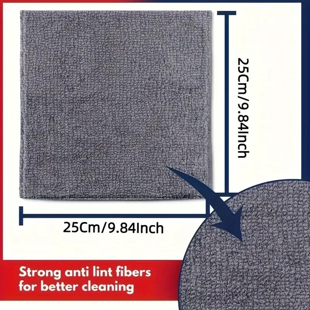 Premium Thick Microfiber Cleaning Cloth Lint Free Car Cleaning Cloth For Windows Glass MultiSurfac