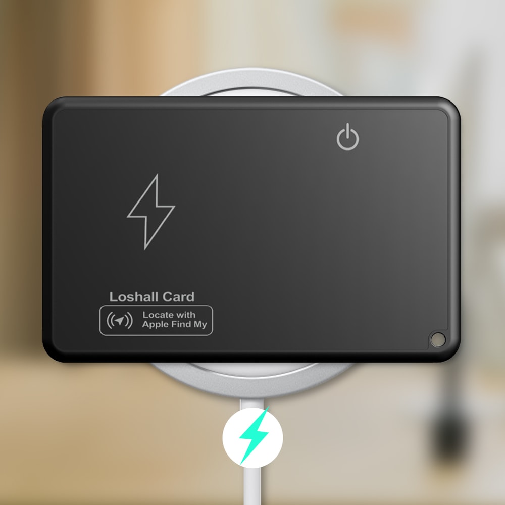 Ultra Slim Wallet Tracker Card With Wireless Charging For Apple Find My Smart GPS Locator 2