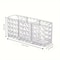 Clear Acrylic Makeup Organizer with Makeup Brush Holder and Lipstick Storage Vanity Display Box