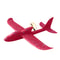 Electric Foam Glider Plane With LED Lights Kids Hand Throw Airplane Toy For Outdoor Flying Fun 2