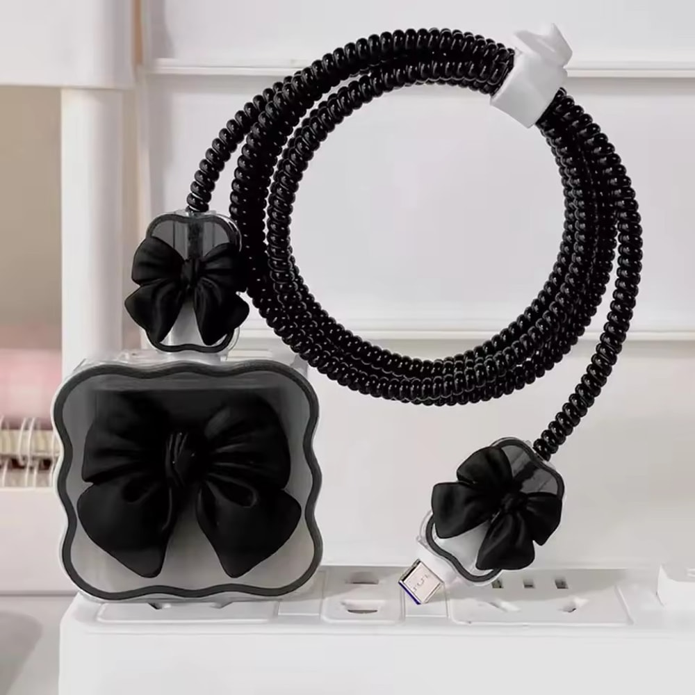 IPhone Charger Protector Cable Organizer Cord Winder Kit 6