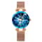 Luxury Women Crystal Bracelet Watch Rose Gold Ocean Star 6