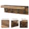 Rustic Wood Wall Key Holder Shelf For Farmhouse Home Decor 3