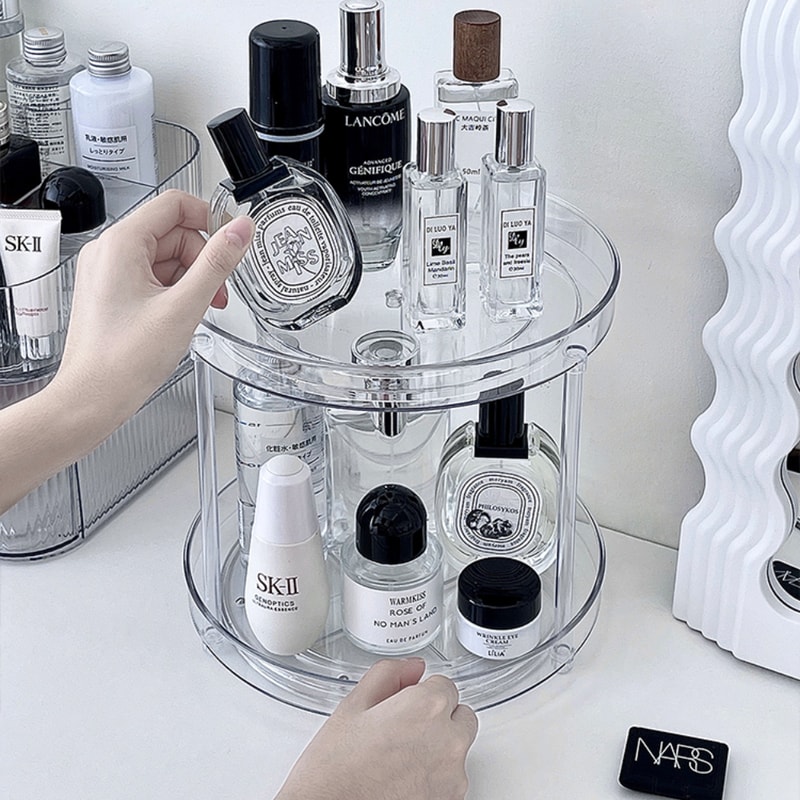 Large-Capacity Cosmetic Organizer for Perfume & Skincare Storage