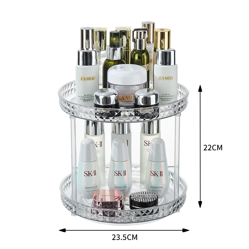Large-Capacity Cosmetic Organizer for Perfume & Skincare Storage