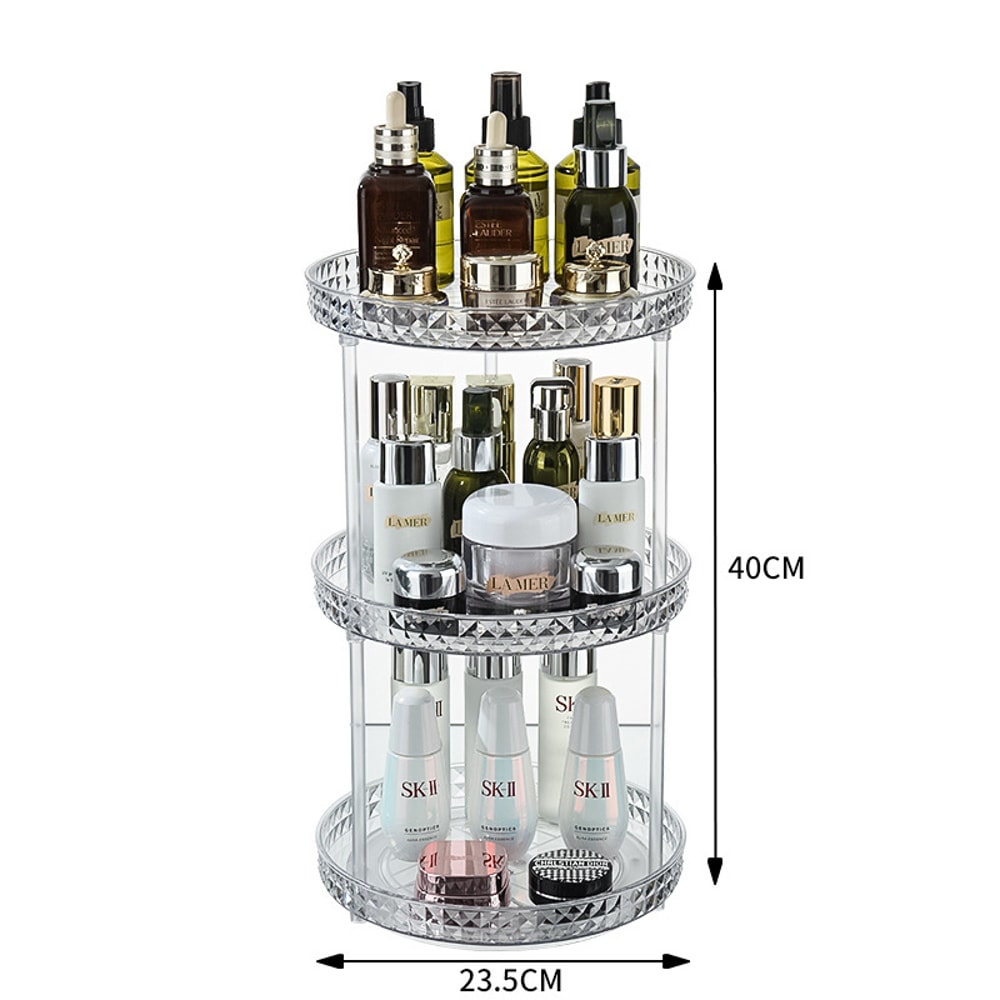 Large-Capacity Cosmetic Organizer for Perfume & Skincare Storage