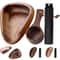 Multifunctional Wooden Coffee Dosing Cup Spray Bottle Barista Set 0