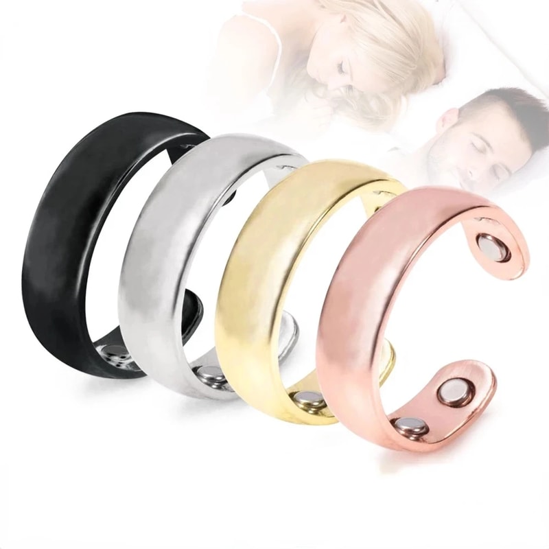 Anti Snoring Ring Magnetic Therapy Sleep Aid 1
