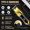 Premium USB Rechargeable Hair Clippers for Men with Electric Trimmers Set