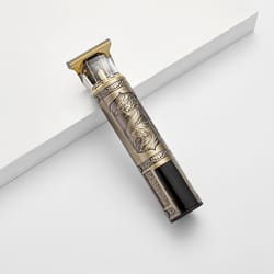 electric hair clipper with usb rechargeable battery, three-speed adjustment, and metal shaver