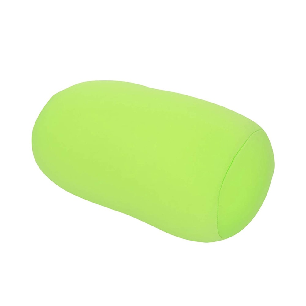 Solid Color Cylindrical Neck Pillow, Washable Travel & Bedroom Support Cushion