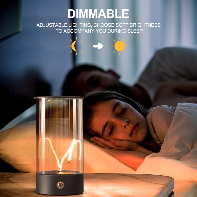 Cordless Portable LED Table Lamp With Rechargeable Magnetic Design And Touch Sensor ThreeLevel Dimm 2