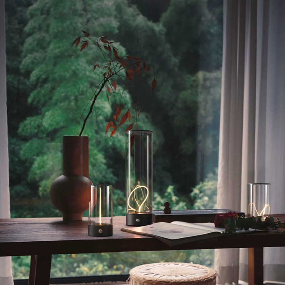 Cordless Portable LED Table Lamp With Rechargeable Magnetic Design And Touch Sensor ThreeLevel Dimm 3