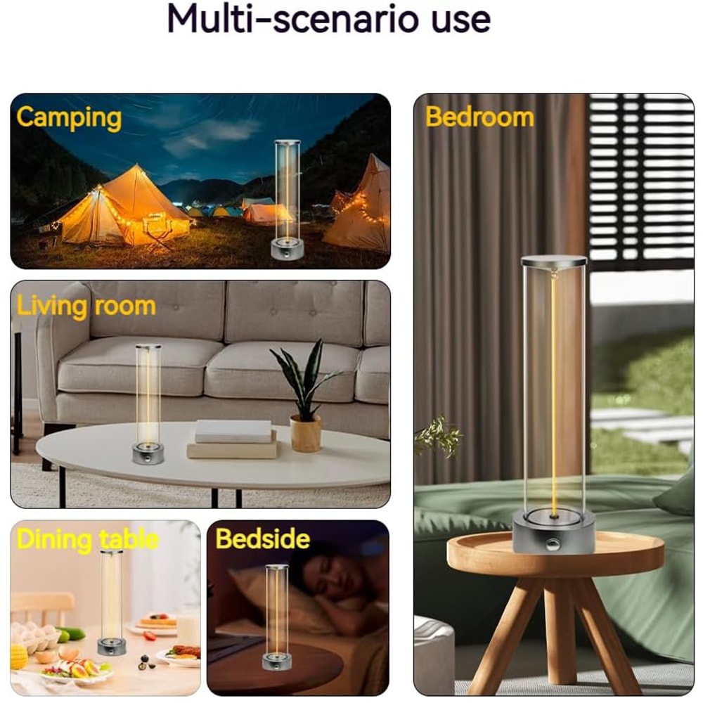 Cordless Portable LED Table Lamp With Rechargeable Magnetic Design And Touch Sensor ThreeLevel Dimm 5