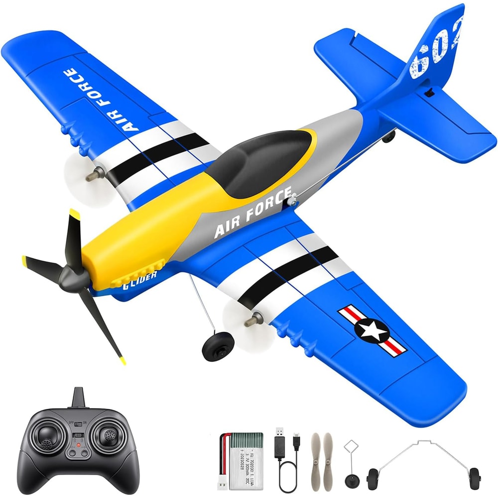 RC Plane 24G Foam Remote Control Fighter Glider Warbird Airplane Toys 0