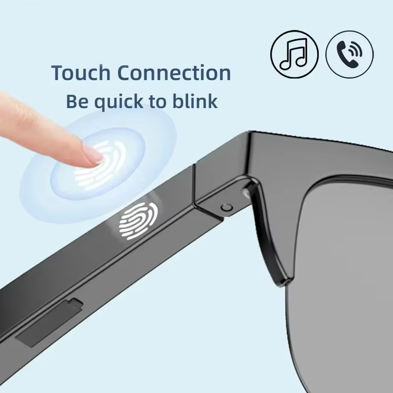 Smart Bluetooth Sunglasses With HIFI Sound Blue Light Protection Waterproof AntiUV Perfect For Spo 5