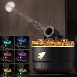 cannon jellyfish essential oil diffuser with 7-color night light & ultrasonic humidifier