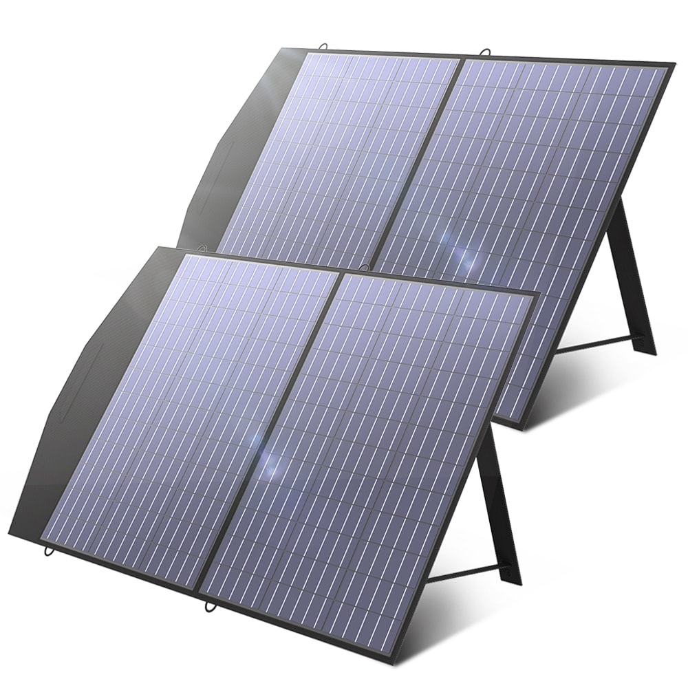 Foldable Solar Panel Portable Solar Battery Charger For Outdoor Emergency Powerstation Backup 0