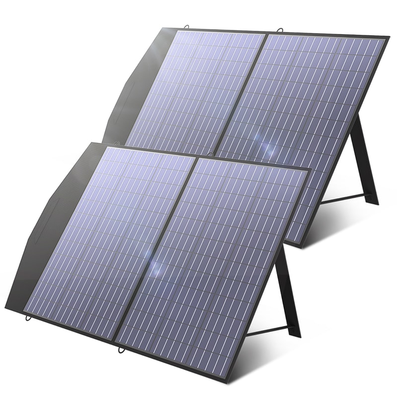Foldable Solar Panel Portable Solar Battery Charger For Outdoor Emergency Powerstation Backup 0