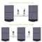 Foldable Solar Panel Portable Solar Battery Charger For Outdoor Emergency Powerstation Backup 1