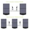 Foldable Solar Panel Portable Solar Battery Charger For Outdoor Emergency Powerstation Backup 1
