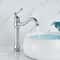 Nickel Brushed Bathroom Sink Faucet Single Handle Swivel Spout Basin Mixer Tap Deck Mounted Bath Ba 8