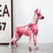 Creative Painted Graffiti Doberman Dog Statue Unique Home Entrance And Office Decor Resin Craft For 3