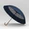 Large Windproof Golf Umbrella With Wooden Handle Japanese Style Rain Umbrella For Men Women 8