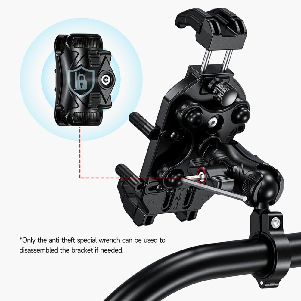 Armor Mount Pro Universal Bicycle Handle Phone Holder For Smartphones 4