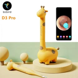 wireless high-precision ear cleaner with waterproof otoscope for kids